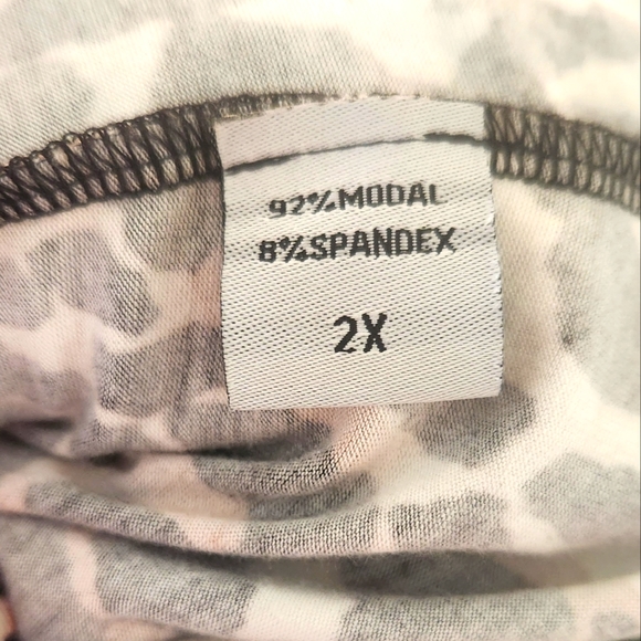 Rachel Pally Animal Print Bodycon Midi Dress 2X - Picture 14 of 15